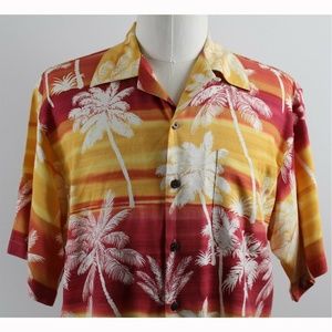 NEW Tommy Bahama Silk Hawaiian Camp Shirt MD